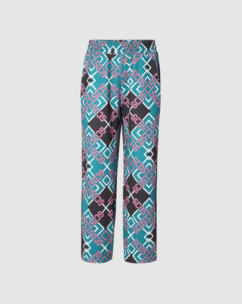 Gcds tartan track pants: Men Trousers Multicolor | GCDS